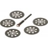 Gyémánt csiszoló tárcsa, 5 + 1 db