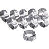 Tömlőbilincs, 10 db, 13,8 mm, INOX