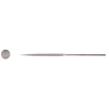 Tűreszelő, ovális, 140 mm, 4,0 × 2,0 mm, vágás 3