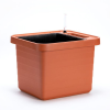Öntöző, nagyméretű Berberis virágláda UNO 45 cm - terrakotta