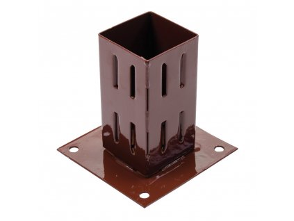 Podstawa słupa z łatwym systemem mocowania, 75 × 75 mm