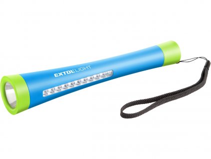 Latarka 1W+10 LED z magnesem