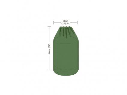Pokrywa butli gazowej 15 kg, śr.32 × 60 cm, PE 90 g/m2