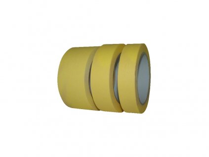 Pasek krepowy 25 mmx50 m czerwonego do 60 stopni