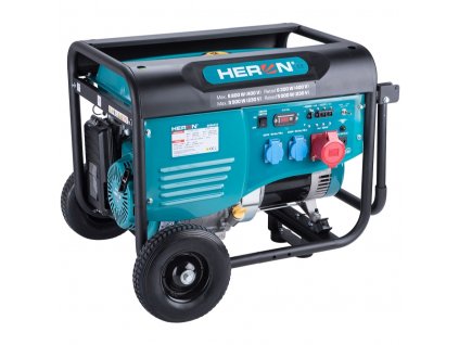 Generator benzynowy 15 KM/6,8 kW (400 V), 5,5 kW (230 V), rozruch ręczny