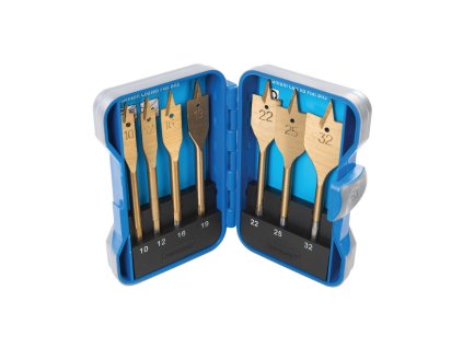 Set de burghie plate 10 - 32 mm Titan - 7 buc Silverline