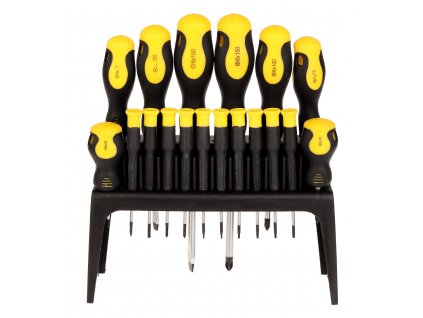 Set de surubelnite cu suport 18 buc