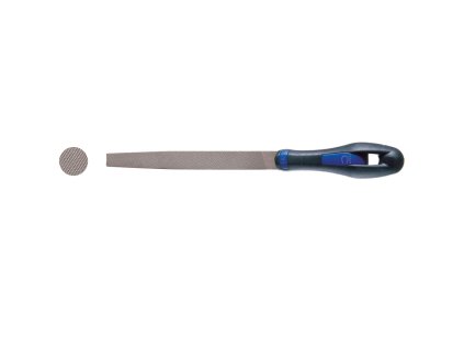 Fișier atelier cu aluzie plană de 200 mm, cu mâner ergonomic, 20 × 5 mm, tăiat 1