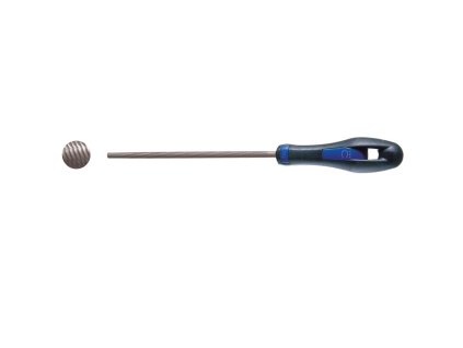 Fișier atelier circular 250 mm, cu mâner ergonomic, diametru 10 mm, secțiune 2