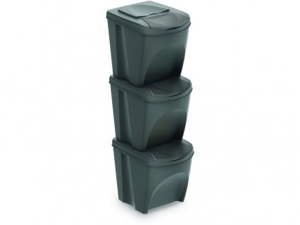 Bin pentru deșeuri sortate 3 × 25 l PH ŠE