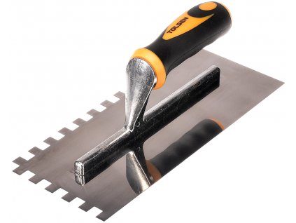 Gletieră din inox 280 × 120 - cu dinţi, 10 mm