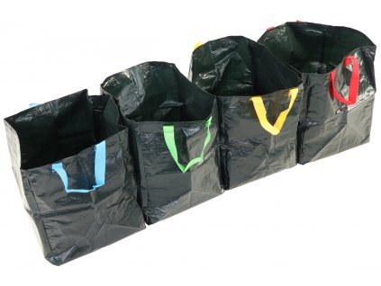 Pungi de reciclare, 4 buc, Silverline