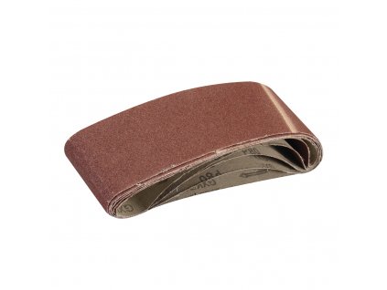 Bandă abrazivă 75 × 533 mm P80 - 5 bucăți Silverline