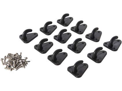 Carlige din plastic - 12 buc Silverline