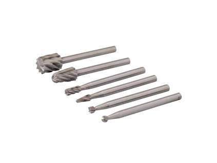Unelte rotative 2 - 7 mm - 6 buc HSS Silverline