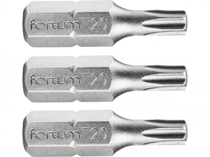 Bit TORX, set de 3, T 20 × 25 mm, S2