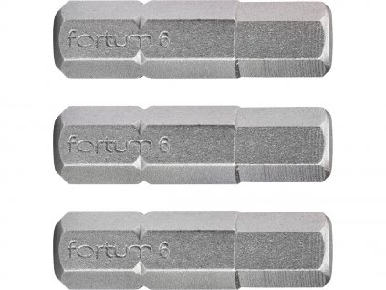 Set vârfuri Allen de 3 buc., H 6 × 25 mm, S2