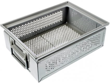 Ladă de depunere dreaptă, joasă 125 mm, perforată