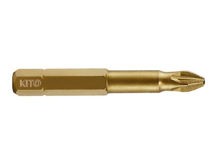 Varfuri, set de 10, PZ 1 × 50 mm, S2/TiN