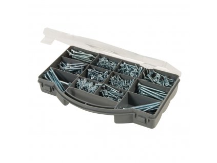 Set șuruburi din oțel zincat cu cap înecat Fixman