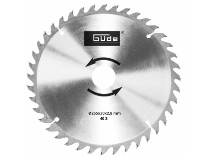 Lamă de ferăstrău 255 × 30 × 40z la fierăstrău radial GRK 2534.1 BSL