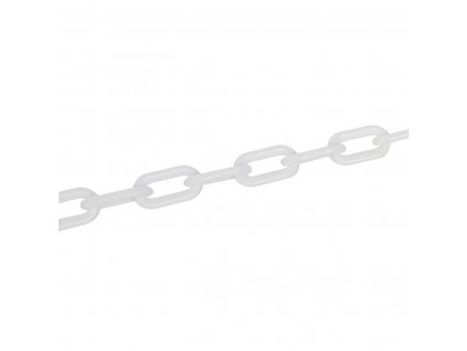 Lanț din plastic 6 mm × 5 m alb Fixman