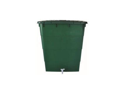 Butoi de apa pluviala 200 l PH patrat cu robinet + capac