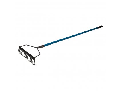 Greblă de grădină cu mâner de oțel 1 400 mm Silverline