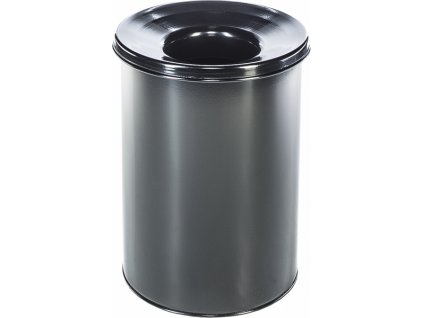 Coș de gunoi 18 l cu capac cu stingere automată, negru