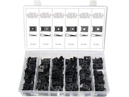 Set de piuliţe în formă de U, 210 buc.