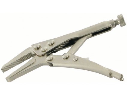 Clești cu autoblocare de 125 mm - fălci lungi drepte silverline