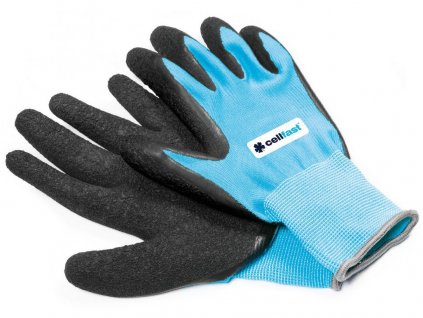 Mănuși de gradina poliester / latex dimensiune 8 / M CELLFAST
