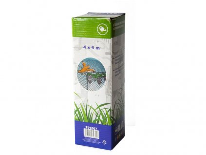 Plasă de protecție a păsărilor 4 × 6 m (ochi 35 × 35 mm)
