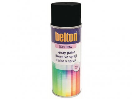 Vopsea spray BELTON RAL 9005pl, 400 ml ČER semi-lucioasă