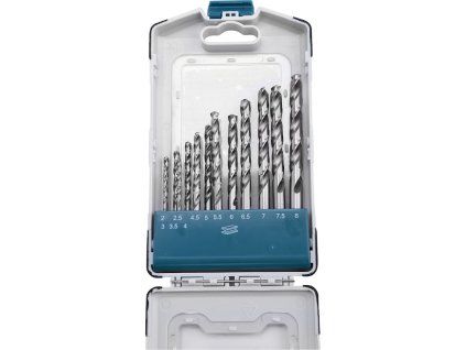 Burghie pentru metal, set de 13, 2 - 8 mm, HSS - G