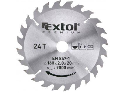 Pânză circulară cu plăcuțe CMS 160 × 20 - 24 dinți