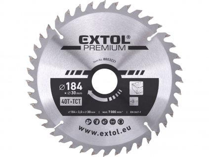Lamă de ferăstrău cu lame SK, 184 × 3,0 × 30 mm, 40T