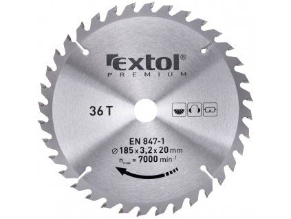 Pânză circulară de ferăstrău cu plăcuţe CMS 185 × 20 – 36 dinţi