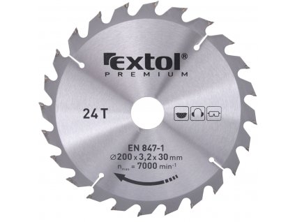 Pânză circulară de ferăstrău cu plăcuţe CMS 200 × 30 – 24 dinţi