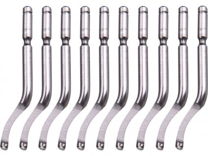 Lame de rezervă 10 buc la 8803680, tijă 3,2 mm +10 buc lame de rezervă, HSS M35 (5% Co)