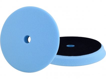 Disc de lustruire spumă, orbital, T60, albastru, 150 × 25 mm, Velcro 127 mm