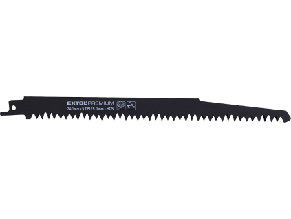 Lame de ferăstrău 3 buc, 240 × 19 × 1,5 mm, HCS