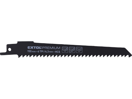 Lame de ferăstrău 3 buc, 150 × 19 × 1,2 mm, HCS