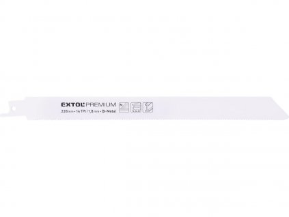 Lame de ferăstrău 3 buc, 225 × 19 × 0,9 mm, Bi - metal