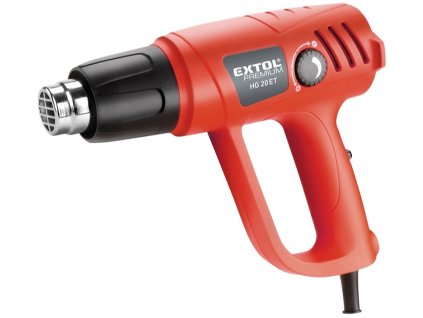 Pistol cu aer cald cu control al temperaturii fără trepte de 2.000 W