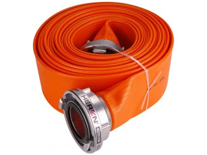 Furtun B75 PVC, 3", 10 m cu cuplaje