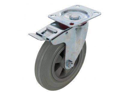 Roată de cauciuc 200 mm - 200 kg Fixman