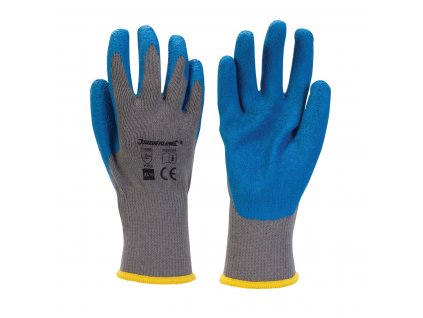 Mănuși din latex pentru dimensiunea de construcție L 10 Silverline