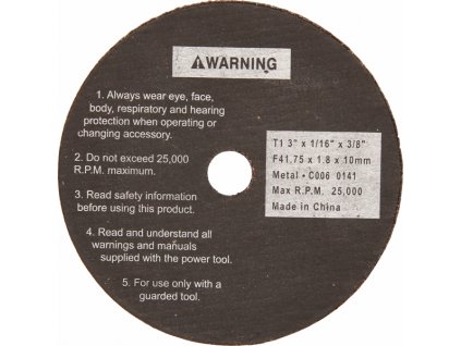 Disc abraziv 75 mm