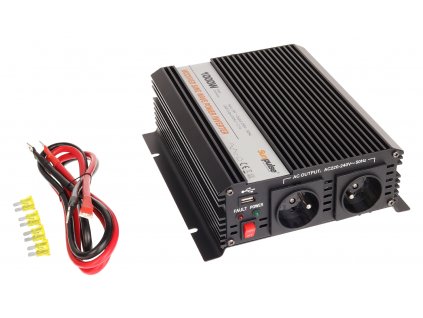 Invertor tensiune 24 V - 230 V/1.000 W